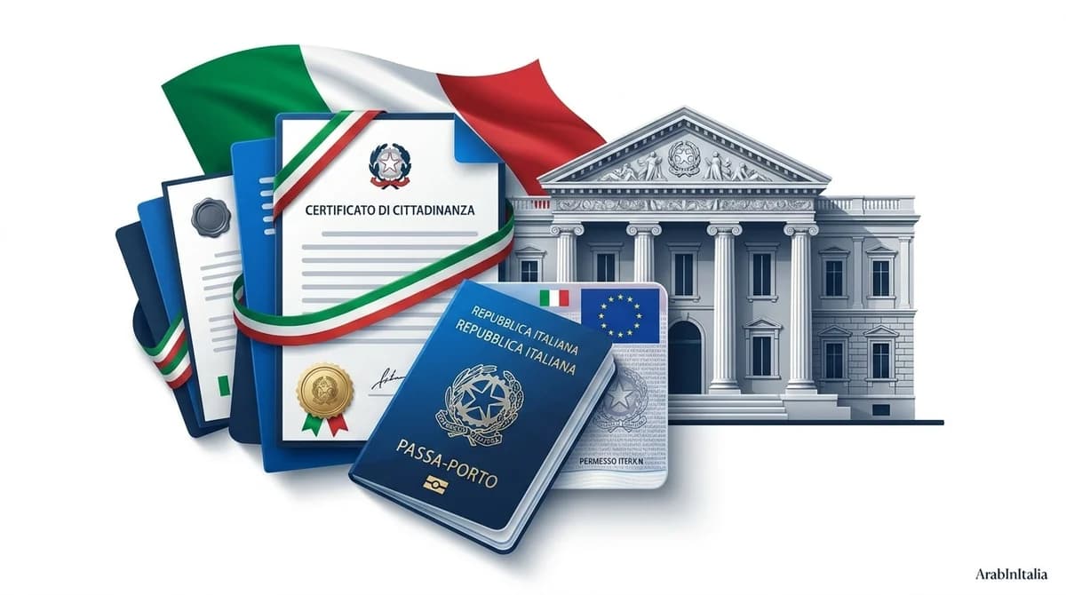 صورة توضيحية لمقال: Cittadinanza Italiana: دليل الجنسية الإيطالية للعرب في إيطاليا